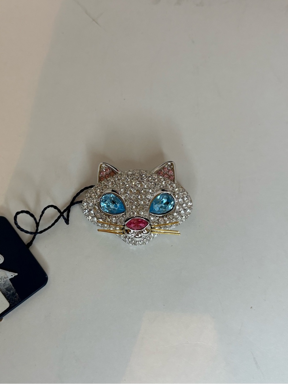 Swarovski Cat Brooch